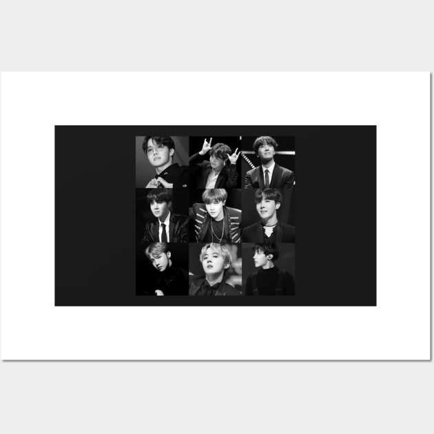 J Hope BTS Collage Wall Art by Athira-A